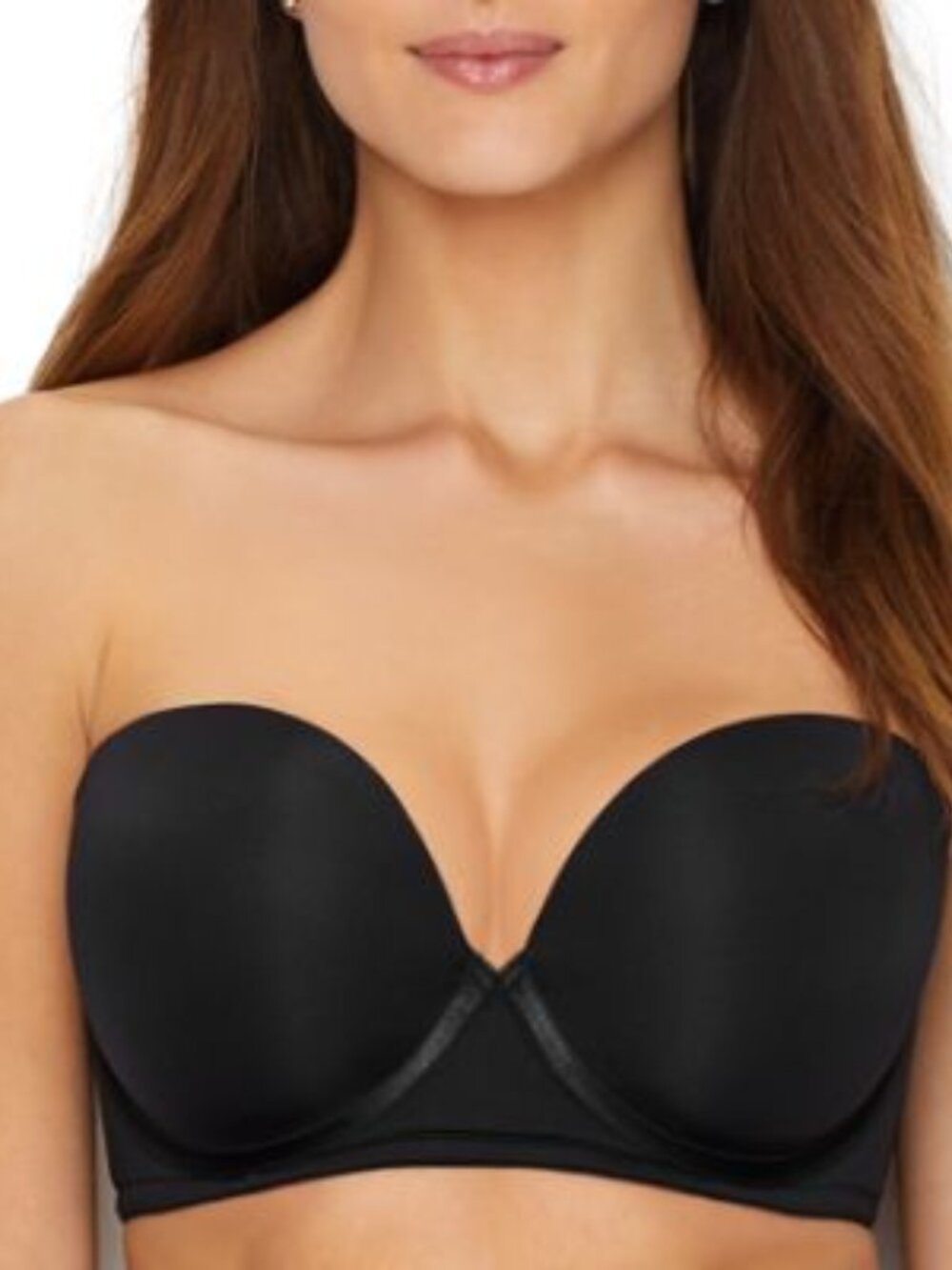 #2340 Marvelous Strapless Full Busted Underwire Bra, Black